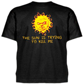 J!nx - The Sun Is Trying To Kill Me Black Male T-Shirt